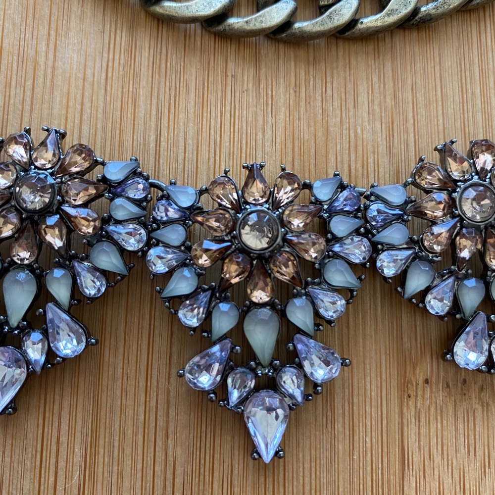 Baublebar Two Layer Gemstone Statment Necklace - image 7